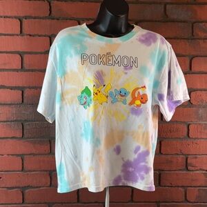 Pokemon Woman's XXL Tie Dye Shirt – Fun Casual Graphic